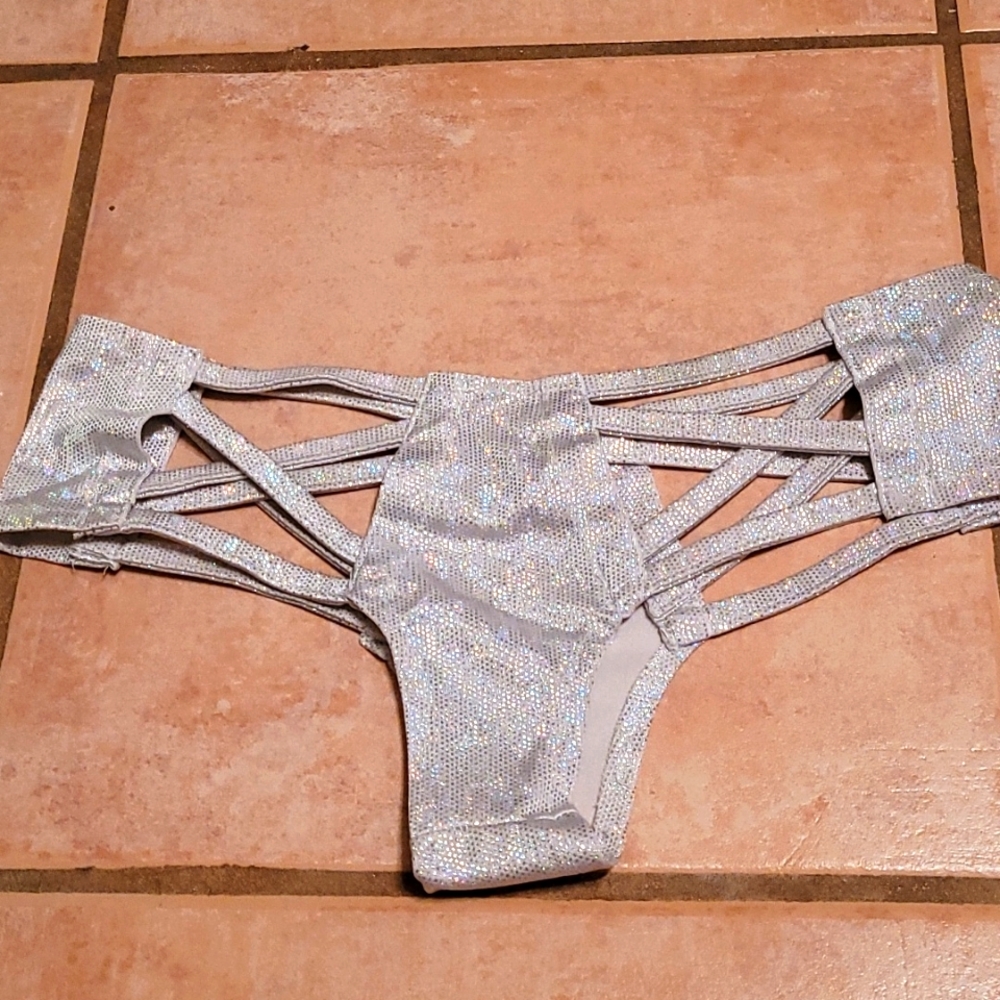 iHeartRaves iridescent booty shorts